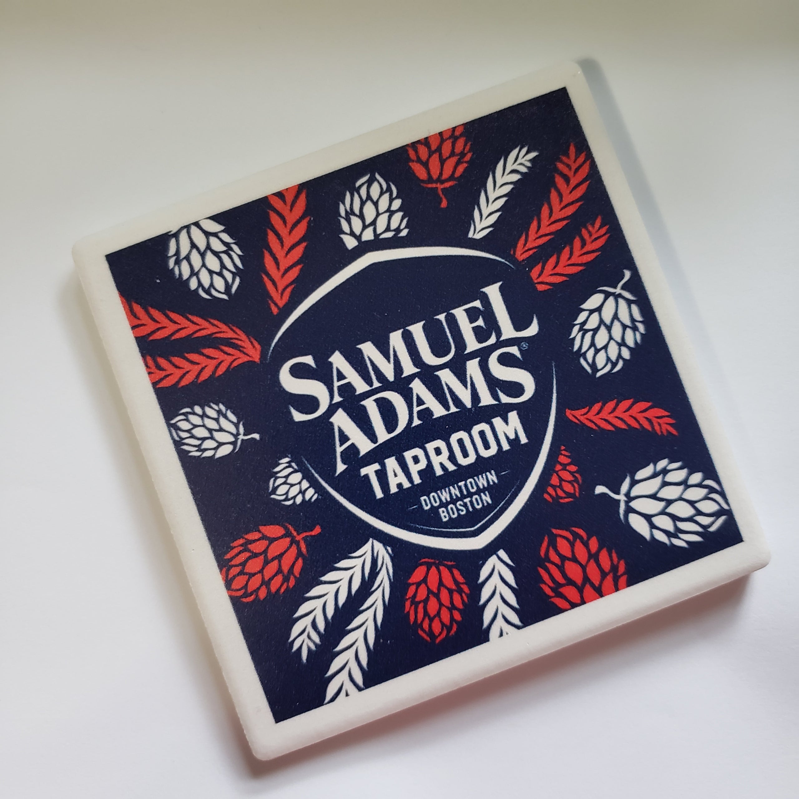 Taproom RWB Hops Coaster Samuel Adams