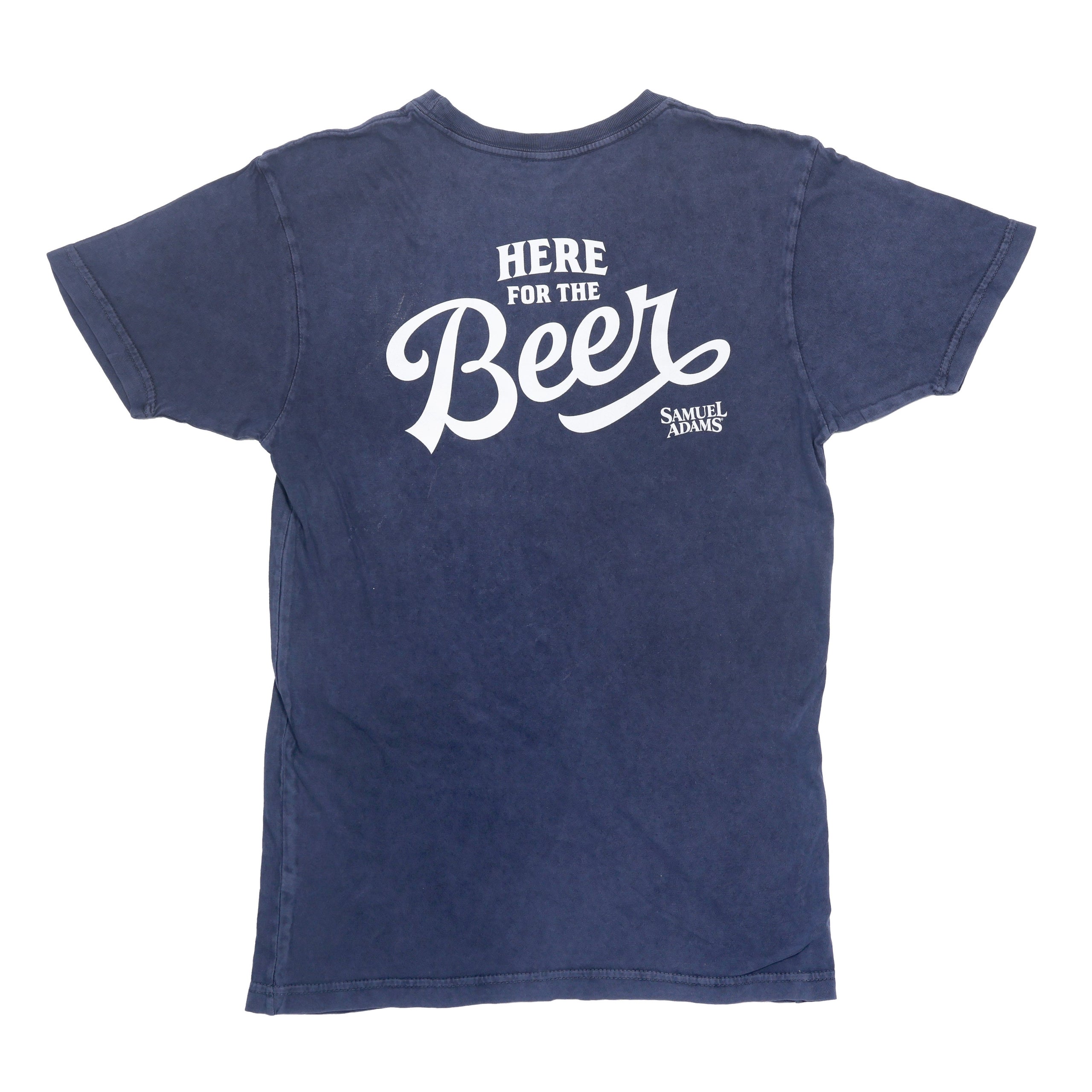 Blue Here for the Beer Short Sleeve Tee Samuel Adams